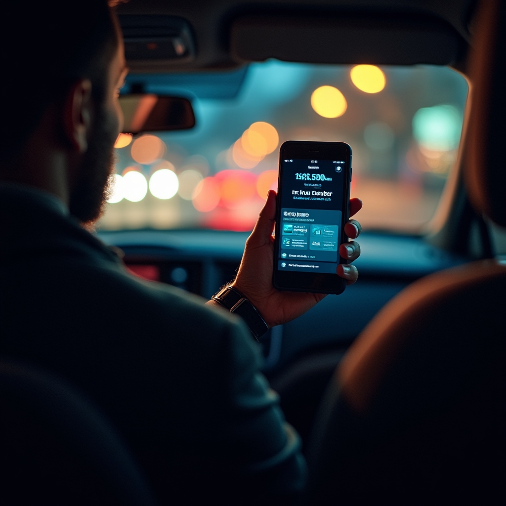 Vodičská mobilná aplikácia zobrazená na smartfóne